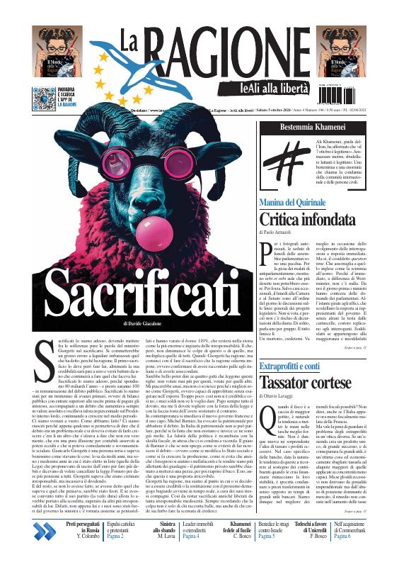 Prima-pagina-la ragione-oggi-edizione-di-oggi-20241005